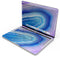 Blue & Purple Hue Agate - Skin Decal Wrap Kit Compatible with the Apple MacBook Pro, Pro with Touch Bar or Air (11", 12", 13", 15" & 16" - All Versions Available)