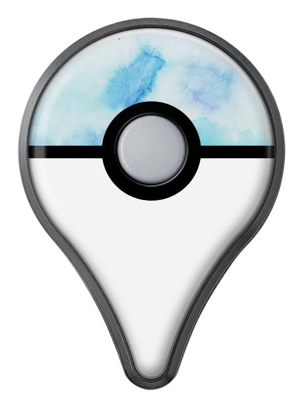 Blue 98 Absorbed Watercolor Texture Pokémon GO Plus Vinyl Protective Decal Skin Kit