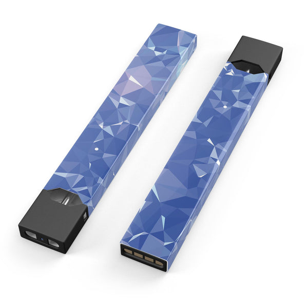Blue Geometric V16 - Premium Decal Protective Skin-Wrap Sticker compatible with the Juul Labs vaping device
