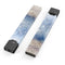 Blue Unfocused Silver Sparkle - Premium Decal Protective Skin-Wrap Sticker compatible with the Juul Labs vaping device