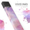 Blue to Purps Absorbed Watercolor Texture - Premium Decal Protective Skin-Wrap Sticker compatible with the Juul Labs vaping device