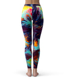 Blurred Abstract Flow V31 - All Over Print Womens Leggings / Yoga or Workout Pants