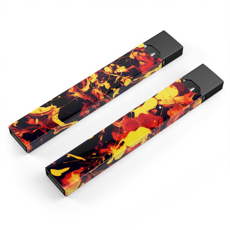 Blurred Abstract Flow V7 - Premium Decal Protective Skin-Wrap Sticker compatible with the Juul Labs vaping device