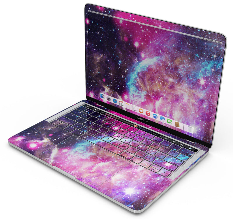 Bright Trippy Space - Skin Decal Wrap Kit Compatible with the Apple MacBook Pro, Pro with Touch Bar or Air (11", 12", 13", 15" & 16" - All Versions Available)