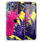 Hype Flourescent Summer Pineapple Pattern - Skin-Kit compatible with the Apple iPhone 12, 12 Pro Max, 12 Mini, 11 Pro or 11 Pro Max (All iPhones Available)