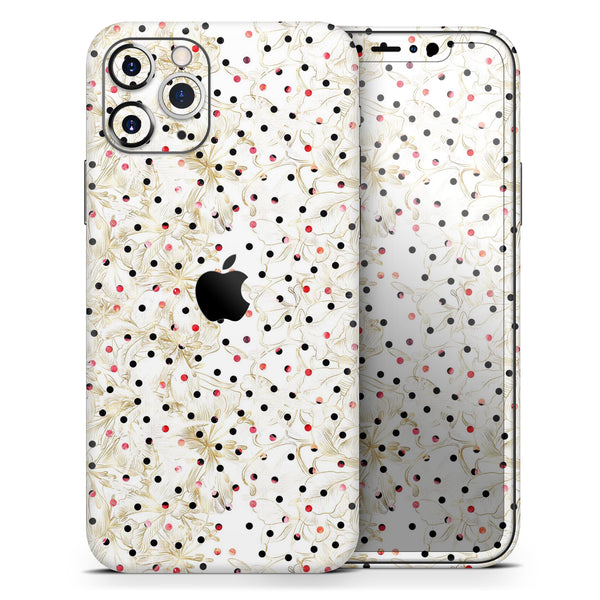 Karamfila Watercolo Poppies V16 - Skin-Kit compatible with the Apple iPhone 12, 12 Pro Max, 12 Mini, 11 Pro or 11 Pro Max (All iPhones Available)