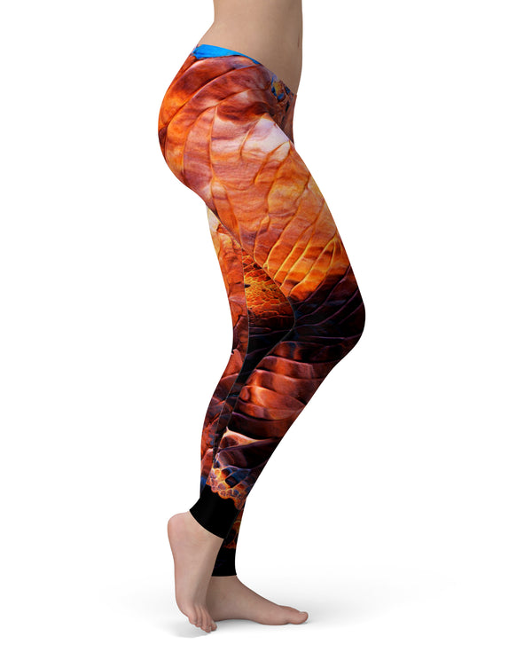Liquid Abstract Paint V40 - All Over Print Womens Leggings / Yoga or Workout Pants