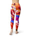 Liquid Abstract Paint V44 - All Over Print Womens Leggings / Yoga or Workout Pants