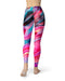 Liquid Abstract Paint V67 - All Over Print Womens Leggings / Yoga or Workout Pants