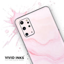 Marble Surface V1 Pink - Full Body Skin Decal Wrap Kit for Samsung Galaxy Phones