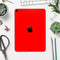 Solid Red - Full Body Skin Decal for the Apple iPad Pro 12.9", 11", 10.5", 9.7", Air or Mini (All Models Available)