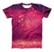 The Dark Pink Shimmering Orbs of Light ink-Fuzed Unisex All Over Full-Printed Fitted Tee Shirt