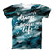 The Design your Life ink-Fuzed Unisex All Over Full-Printed Fitted Tee Shirt