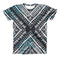 The Ethnic Aztec Navy Point ink-Fuzed Unisex All Over Full-Printed Fitted Tee Shirt