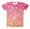 The Glowing Pink and Gold Orbs of Light ink-Fuzed Unisex All Over Full-Printed Fitted Tee Shirt