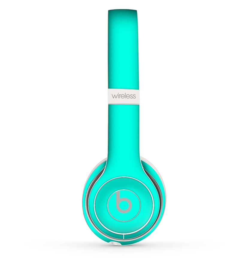The Solid Mint V2 Skin Set for the Beats by Dre 2 Wireless Headph TheSkinDudes