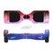 The Vivid Pink and Blue Space Full-Body Skin Set for the Smart Drifting SuperCharged iiRov HoverBoard