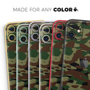 Traditional Camouflage - Skin-Kit compatible with the Apple iPhone 12, 12 Pro Max, 12 Mini, 11 Pro or 11 Pro Max (All iPhones Available)