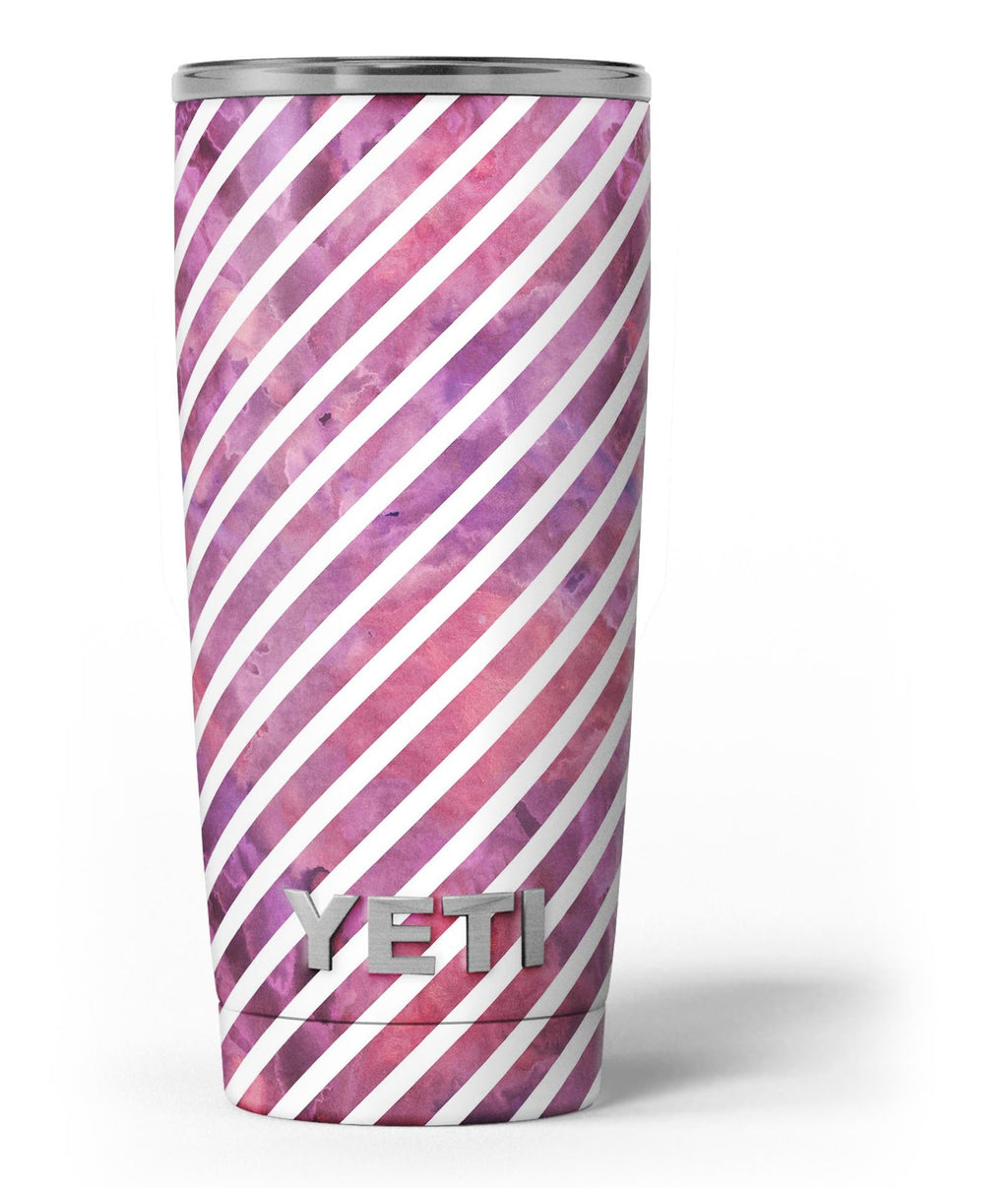 White Slanted Lines Over Pink and Purple Grunge Surface - Skin Decal V –  TheSkinDudes