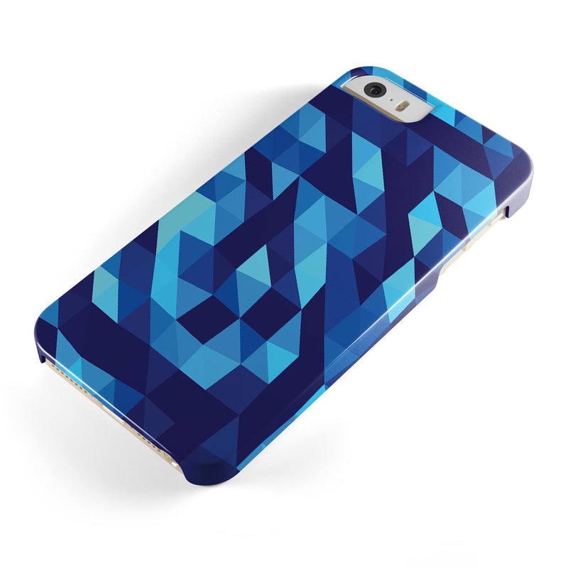50_Shades_of_Blue_Geometric_Triangles_-_iPhone_5s_-_Gold_-_One_Piece_Glossy_-_V1.jpg