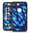 50 Shades of Blue Geometric Triangles - iPhone 7 Plus/8 Plus OtterBox Case & Skin Kits
