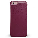 50 Shades of Burgandy Micro Hearts iPhone 6/6s or 6/6s Plus INK-Fuzed Case