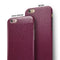 50 Shades of Burgandy Micro Hearts iPhone 6/6s or 6/6s Plus 2-Piece Hybrid INK-Fuzed Case