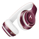 50 Shades of Burgandy Micro Hearts Full-Body Skin Kit for the Beats by Dre Solo 3 Wireless Headphones