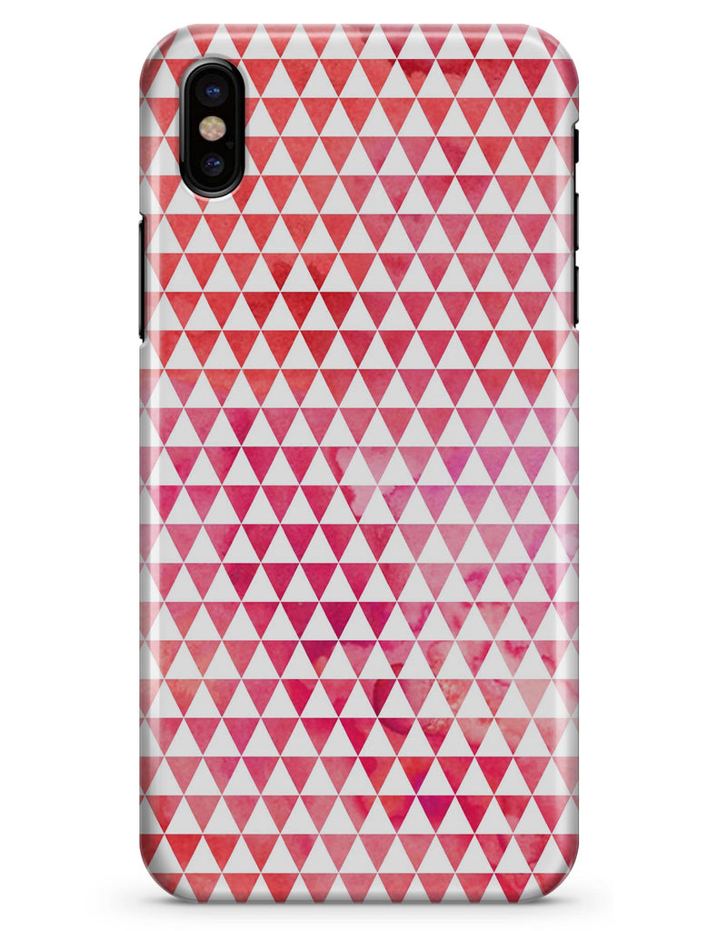 50 Shades of Pink Micro Triangles - iPhone X Clipit Case