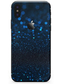 50 Shades of Unflocused Blue - iPhone X Skin-Kit