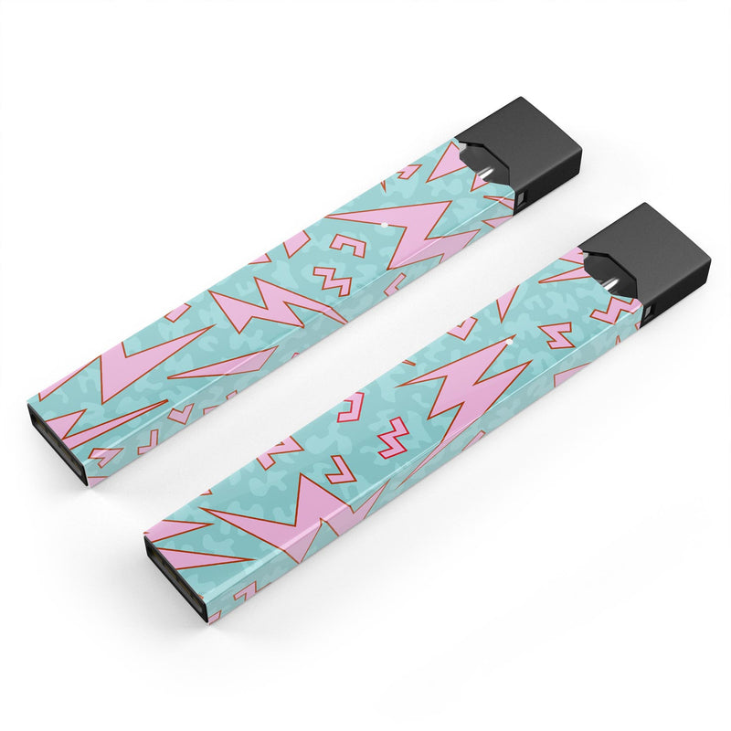 90's Zig Zag - Premium Decal Protective Skin-Wrap Sticker compatible with the Juul Labs vaping device