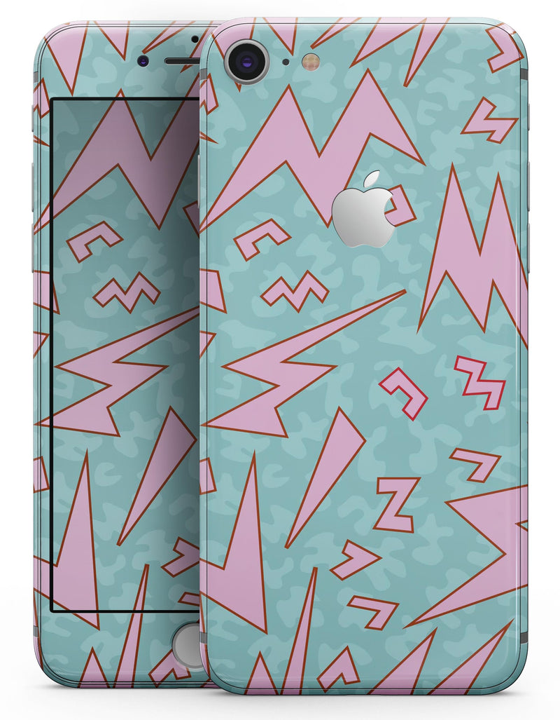 90's Zig Zag - Skin-kit for the iPhone 8 or 8 Plus