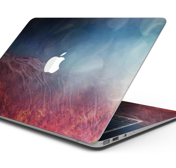 Abstract Fire & Ice V10 - Skin Decal Wrap Kit Compatible with the Apple MacBook Pro, Pro with Touch Bar or Air (11", 12", 13", 15" & 16" - All Versions Available)