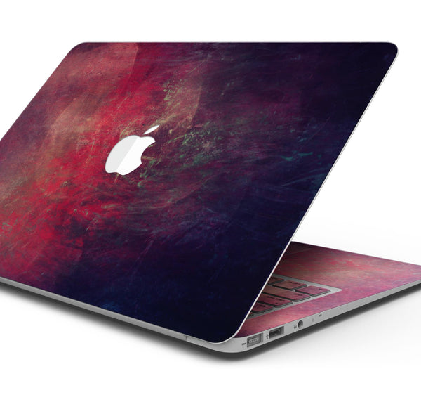 Abstract Fire & Ice V11 - Skin Decal Wrap Kit Compatible with the Apple MacBook Pro, Pro with Touch Bar or Air (11", 12", 13", 15" & 16" - All Versions Available)