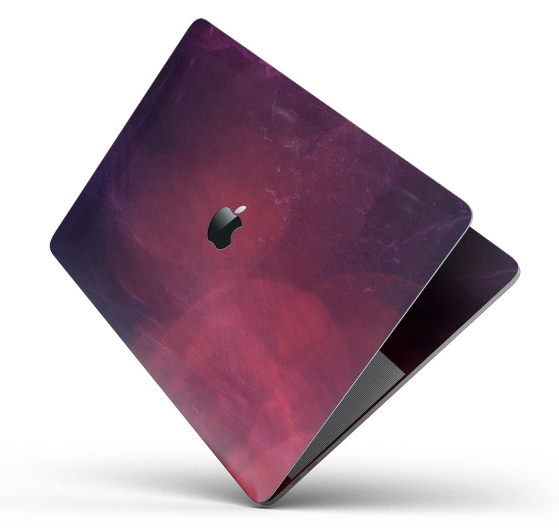 Abstract Fire & Ice V12 - Skin Decal Wrap Kit Compatible with the Apple MacBook Pro, Pro with Touch Bar or Air (11", 12", 13", 15" & 16" - All Versions Available)