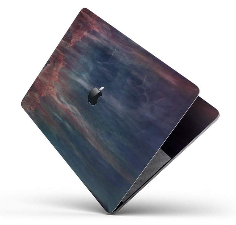 Abstract Fire & Ice V14 - Skin Decal Wrap Kit Compatible with the Apple MacBook Pro, Pro with Touch Bar or Air (11", 12", 13", 15" & 16" - All Versions Available)
