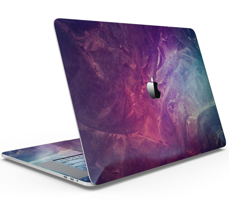 Abstract Fire & Ice V15 - Skin Decal Wrap Kit Compatible with the Apple MacBook Pro, Pro with Touch Bar or Air (11", 12", 13", 15" & 16" - All Versions Available)
