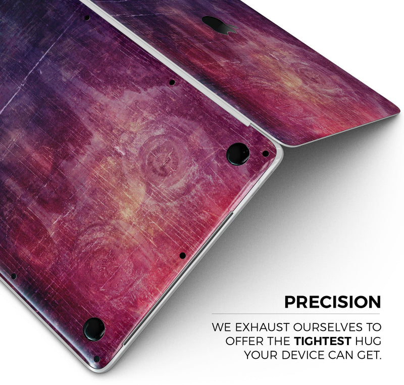 Abstract Fire & Ice V6 - Skin Decal Wrap Kit Compatible with the Apple MacBook Pro, Pro with Touch Bar or Air (11", 12", 13", 15" & 16" - All Versions Available)