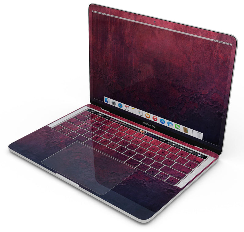 Abstract Fire & Ice V9 - Skin Decal Wrap Kit Compatible with the Apple MacBook Pro, Pro with Touch Bar or Air (11", 12", 13", 15" & 16" - All Versions Available)