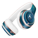 Abstract Aqua and Gold Geometric Shapes Full-Body Skin Kit for the Beats by Dre Solo 3 Wireless Headphones