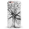 Abstract Black and White WaterColor Vivid Tree iPhone 6/6s or 6/6s Plus INK-Fuzed Case
