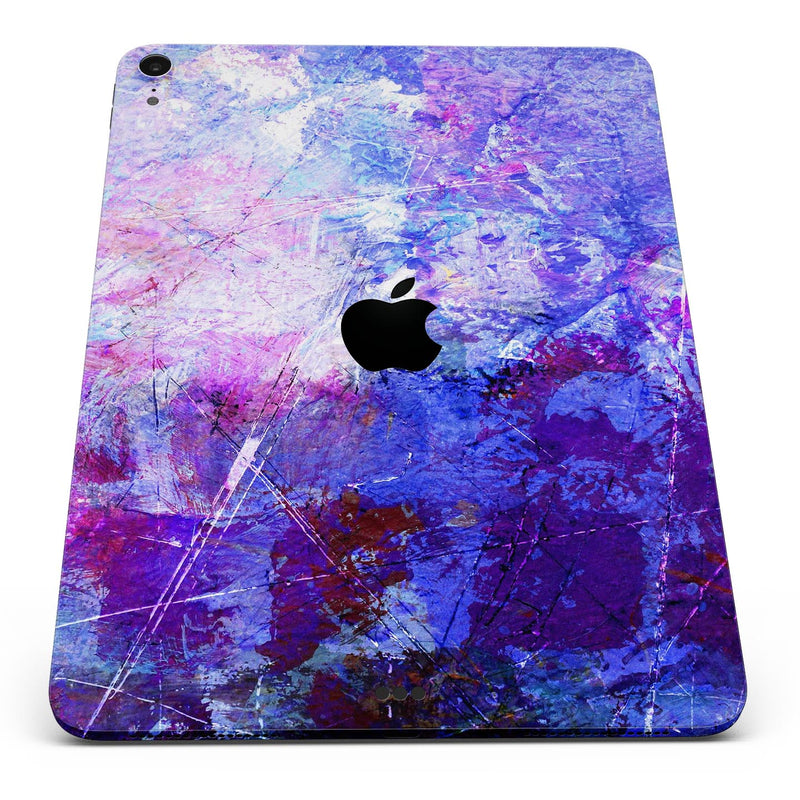 Abstract Blue & Pink Surface - Full Body Skin Decal for the Apple iPad Pro 12.9", 11", 10.5", 9.7", Air or Mini (All Models Available)