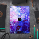 Abstract Blue & Pink Surface - Full Body Skin Decal for the Apple iPad Pro 12.9", 11", 10.5", 9.7", Air or Mini (All Models Available)