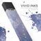 Abstract Blue Grungy Stars - Premium Decal Protective Skin-Wrap Sticker compatible with the Juul Labs vaping device
