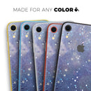 Abstract Blue Grungy Stars - Skin-Kit for the Apple iPhone XR, XS MAX, XS/X, 8/8+, 7/7+, 5/5S/SE (All iPhones Available)