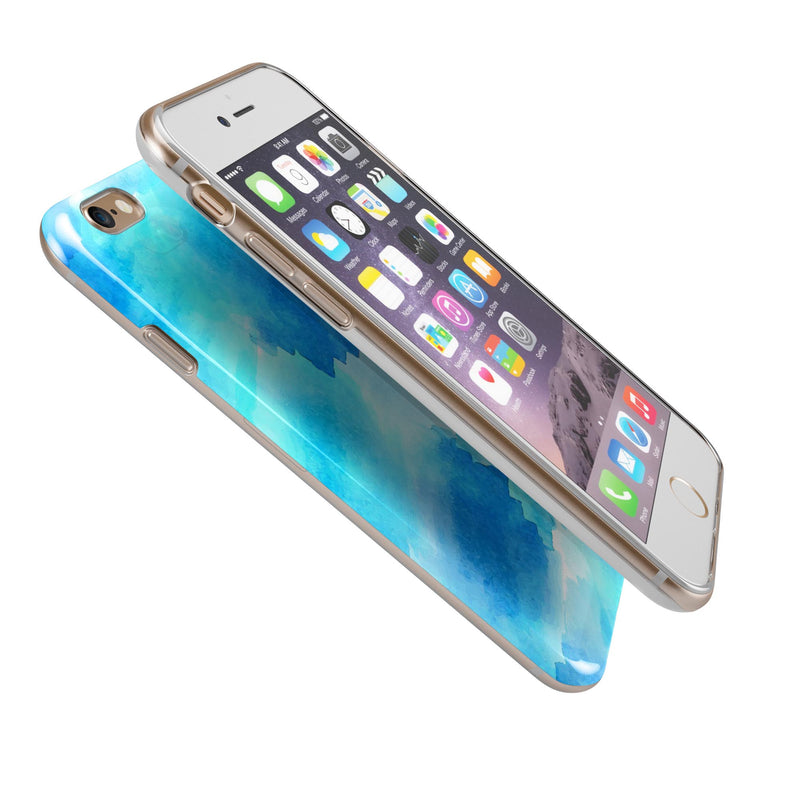 Abstract_Blue_Stroked_Watercolour_-_iPhone_6s_-_Gold_-_Clear_Rubber_-_Hybrid_Case_-_Shopify_-_V7.jpg?
