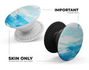 Abstract Blue Strokes - Skin Kit for PopSockets and other Smartphone Extendable Grips & Stands
