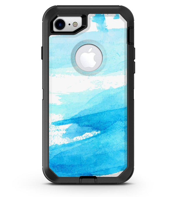 Abstract Blue Strokes - iPhone 7 or 8 OtterBox Case & Skin Kits