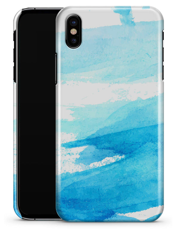 Abstract Blue Strokes - iPhone X Clipit Case