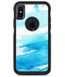 Abstract Blue Strokes - iPhone X OtterBox Case & Skin Kits
